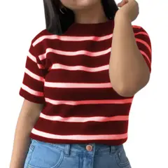 GENERICO - Polo Mujer Hilo 359G-18 Rayas Gruesas