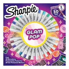 SHARPIE - Punta fina perm Glam Pop X30