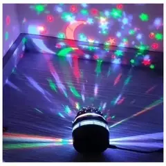 TODO FIT - Lámpara Mini LED Giratoria 360° Iluminación de Fiesta Star Lamp