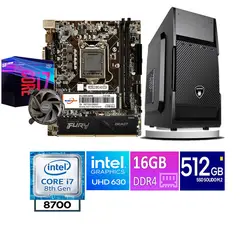 TEROS - COMPUTADORA DE ESCRITORIO CORE I7 8700 16GB RAM 512 GB SSD M2