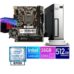 ANTRYX - COMPUTADORA DE ESCRITORIO SLIM CORE I7 8700 16GB RAM 512 GB SSD M2