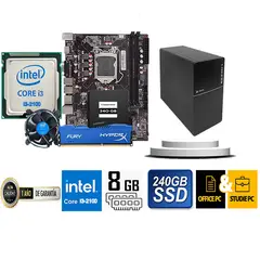 TEROS - COMPUTADORA DE ESCRITORIO CORE I3 2100 8GB RAM 240 GB SSD