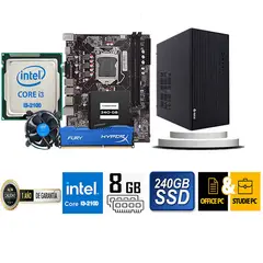 TEROS - COMPUTADORA DE ESCRITORIO CORE I3 2100 8GB RAM 240 GB SSD