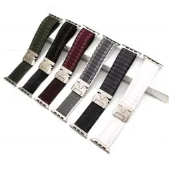 GENERICO - CORREA SECURE PARACHUTE BUCKLE NYLON WATCH DE 44-45-46-49 mm PLOMO