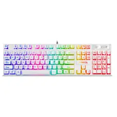 MICRONICS - Teclado Gamer Semi Mecánico Cybertel Xtreme White Rgb