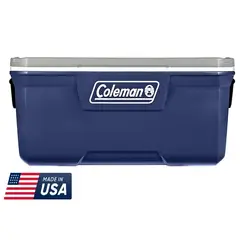 COLEMAN - Cooler 120 QT AZUL/GRIS - Original