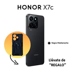 HONOR - X7C 8GB RAM 256GB COLOR NEGRO MEDIANOCHE CON ESTUCHE DE REGALO