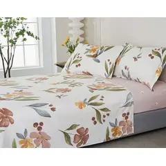 VENEZIA - Juego de sábanas VICENZA 2 plazas - 100% Algodón