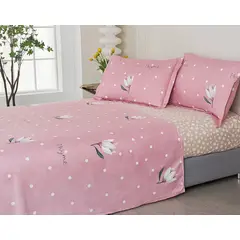 VENEZIA - Juego de sábanas VICENZA 2 plazas - 100% Algodón