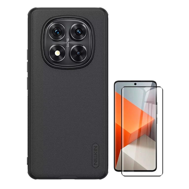 CASE FROSTED REDMI NOTE 14 PRO PLUS 5G Y VIDRIO