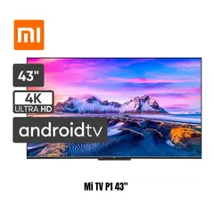 XIAOMI - Televisor 43" SMART TV ANDROID UHD 4K P1 L43M6