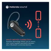 MOTOROLA - HK126 Auricular Inalámbrico Compacto para Manos Libres