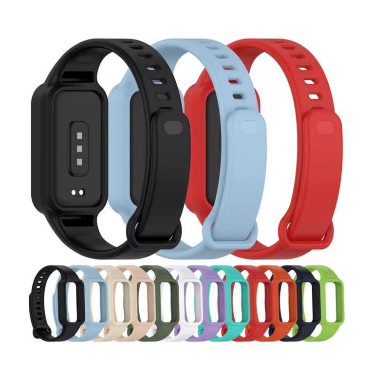 CORREA DE SILICONA PARA XIAOMI SMART BAND 9 ACTIVE ROSA PASTEL