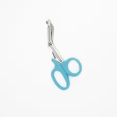 GENERICO - Tijera de Trauma Profesional Punta Roma de 19 CM Celeste