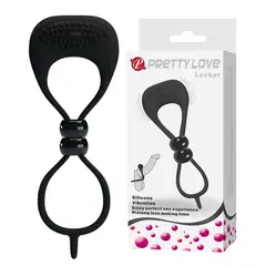 PRETTY LOVE - ANILLO VIBRADOR AJUSTABLE LOCKER