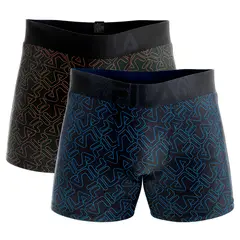 FILA - Pack x2 Bóxer Digital Multicolor