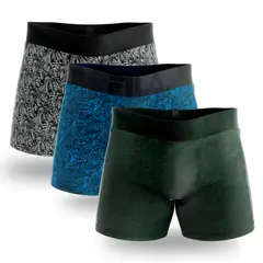 FILA - Pack x3 Bóxer Jungle Multicolor