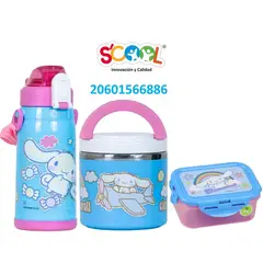 SCOOL - SET MENAJE X3 CINNAMOROLL
