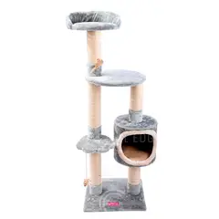 GENERICO - Rascador Top De Gatos Gris