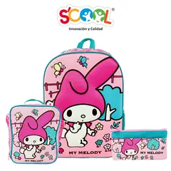 SCOOL - SET MOCHILA RANGER OFICIO 3D MY MELODY