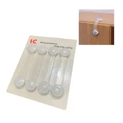 GENERICO - Seguros Cajonero Niños Pack x 8 Unds Blanco