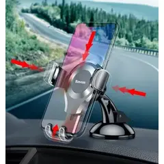 BASEUS - SOPORTE DE CELULAR DE LUJO PARA TABLERO DE AUTO Y CAMIONETA