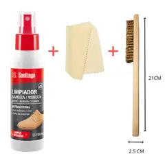 GENERICO - Shampoo Renovar Gamuza Nobuck Limpieza Kit 3 en 1