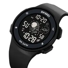 SKMEI - Reloj 2068 Negro Astronaut Correa Silicona