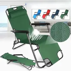 GENERICO - SILLA SILLÓN SOFÁ RECLINABLE TERRAZA VERDE