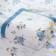 GENERICO - Manta de Muselina para Bebé 100% Algodón 6 Capas