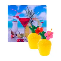 GENERICO - Toma todo forma de Piña set por 3unidades