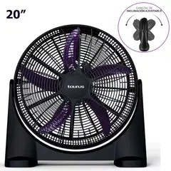 TAURUS - Ventilador New Anemo de Piso 130W 3Velocidades