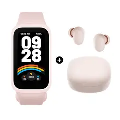 XIAOMI - Combo Watch 9 active + Audífonos Redmi Buds 6 Play - Rosado