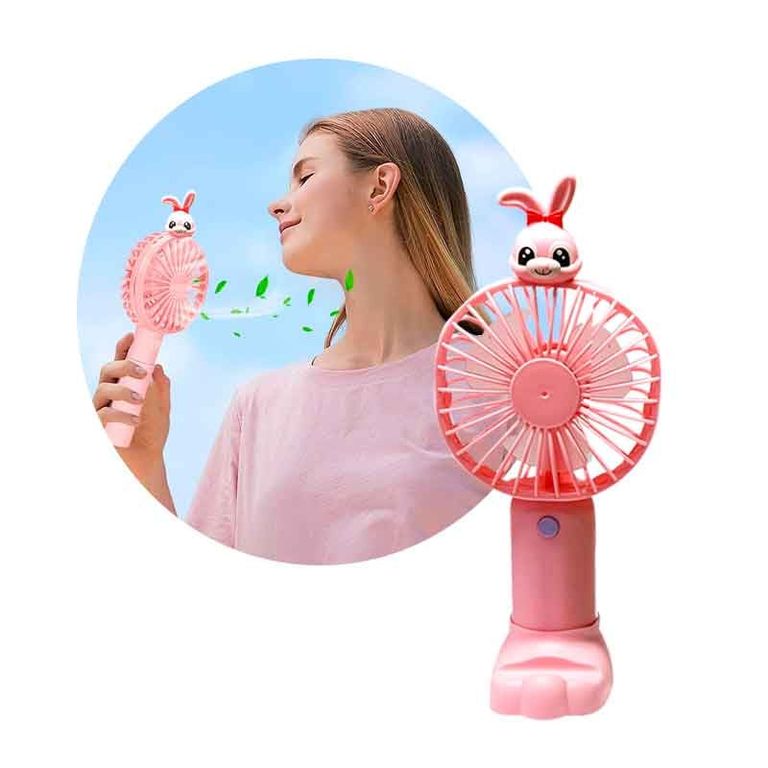 Mini ventilador de mano USB Soporte base para celular