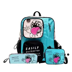 DISNEY - Pack Escolar Mochila Oficio Premium Lilo & Stitch juvenil celeste