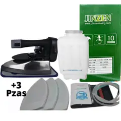 GENERICO - Plancha A Vapor Industrial Pesada 300L + 3 Teflones Zapata