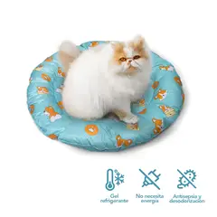 KELLER - Cama Refrigerante para Mascotas 65X65 cm Diseño Perro YB7