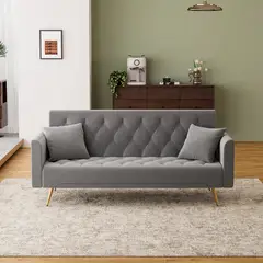 GENERICO - Sofá Reclinable Brazz 3 Cuerpos - Gris Claro