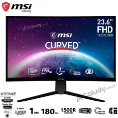 MSI - Monitor Curvo Gaming G2422C Full HD VA 1ms 180Hz - Negro