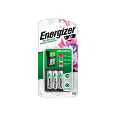 ENERGIZER - CARGADOR RECARGABLE SMART + 4 PILAS AA