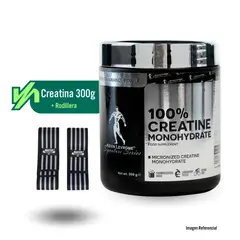 KEVIN LEVRONE - CREATINE MONOHYDRATE  300G + RODILLERA GRIS