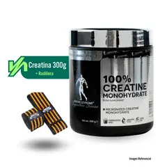 KEVIN LEVRONE - CREATINE MONOHYDRATE  300G + RODILLERA NARANJA