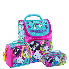 SCOOL - SET MOCHILA HELLO KITTY Y AMIGOS OFICIO MALETA PICK PREMIUM 3 PIEZAS