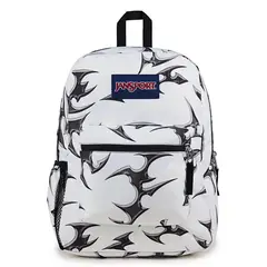 JANSPORT - Mochila Cross Town Cyber Silver White