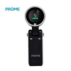 GENERICO - Ventilador Portátil Recargable 5 Velocidades – Mano, Cuello y Escritorio con Pantalla LED