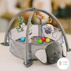 CHIBI CHIBI - Gimnasio estimulador para bebés color gris