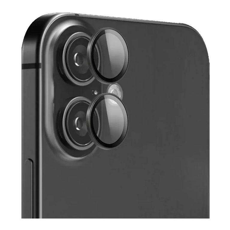 Protector de Lente de Cámara compatible con iPhone 16 Negro