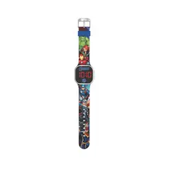 ACCUTIME - RELOJ AVENGERS LED AZUL PERSONAJES AVG4706