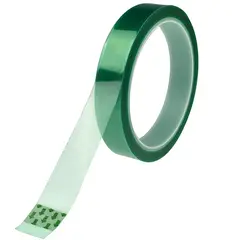 GENERICO - Cinta Kapton Termica Adhesiva Verde 20mm Resistente Al Calor