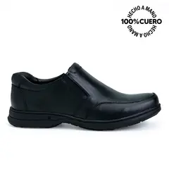 RABBIT - Zapato Escolar Mocasín Casual PEPE-2507 NEGRO Cuero